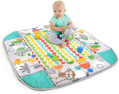 Bright Starts - Salteluta de activitati 5 in 1 Gym & Ball Pit Totally Tropical