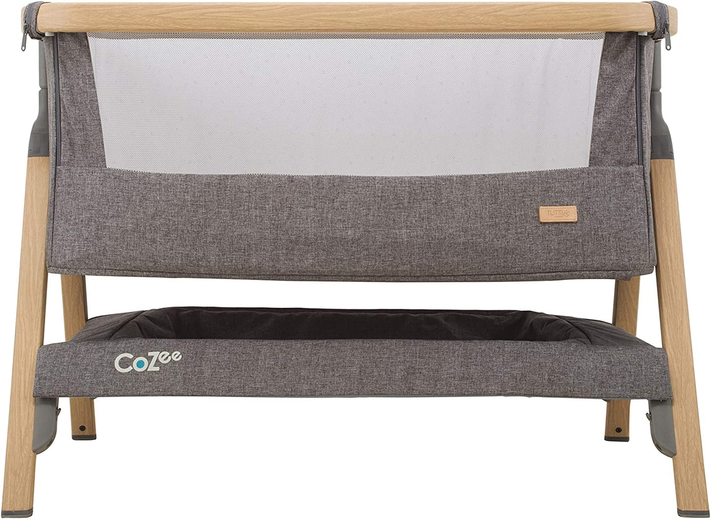 Tutti Bambini – Patut 2 in 1 co-sleeper CoZee Oak & Charcoal