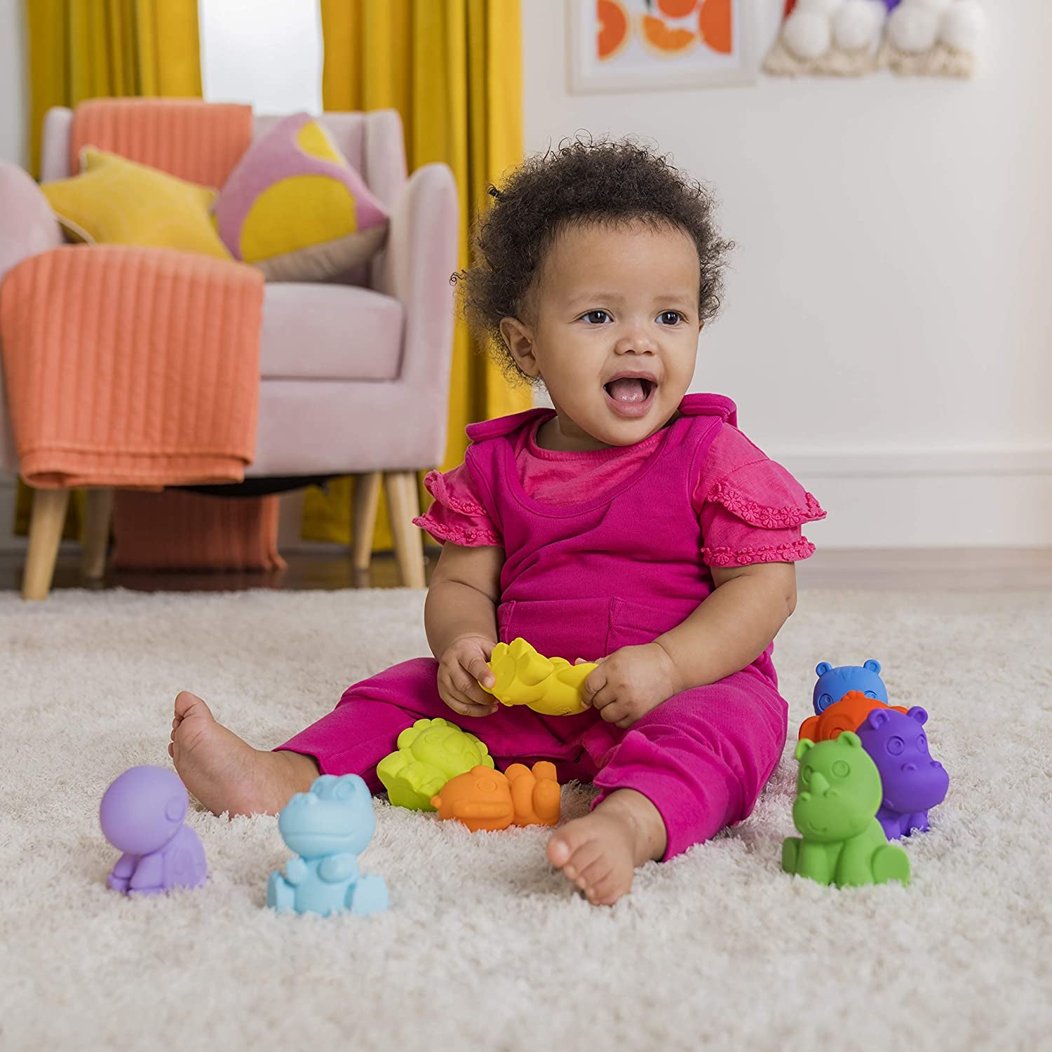 Bright Starts - Jucarie Echipa animalutelor colorate