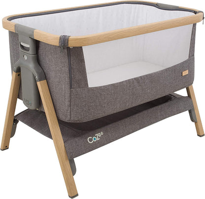 Tutti Bambini – Patut 2 in 1 co-sleeper CoZee Oak & Charcoal