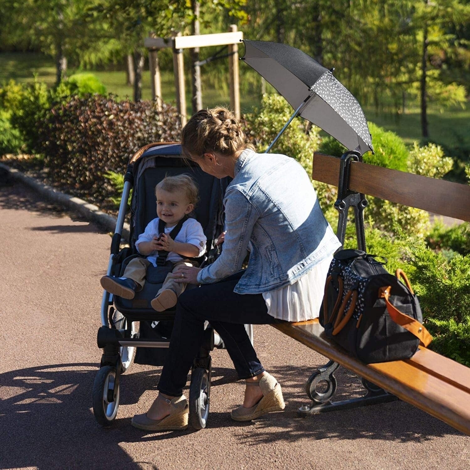 Babadulle - Umbrela universala anti-UV, gri