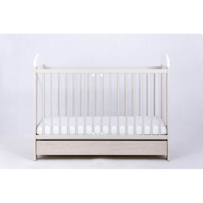 Patut Drewex Giraffe cu sertar - Natur cu Alb