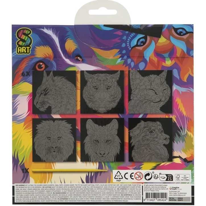 Set 6 fise razuibile 19.5 x 19.5 cm Grafix GR220016