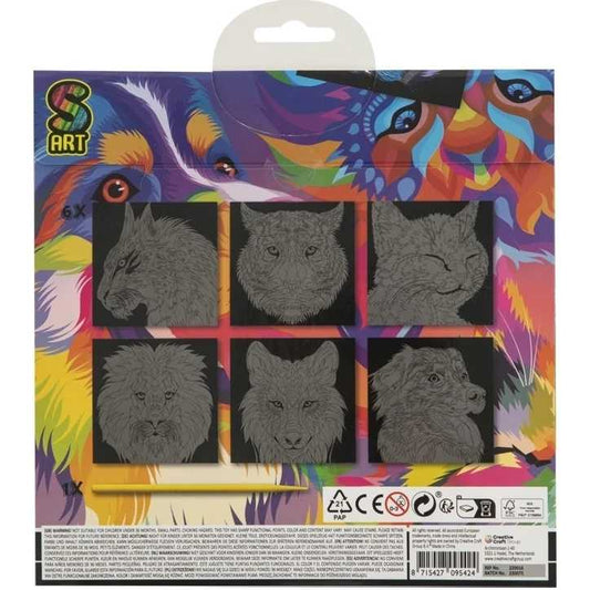 Set 6 fise razuibile 19.5 x 19.5 cm Grafix GR220016