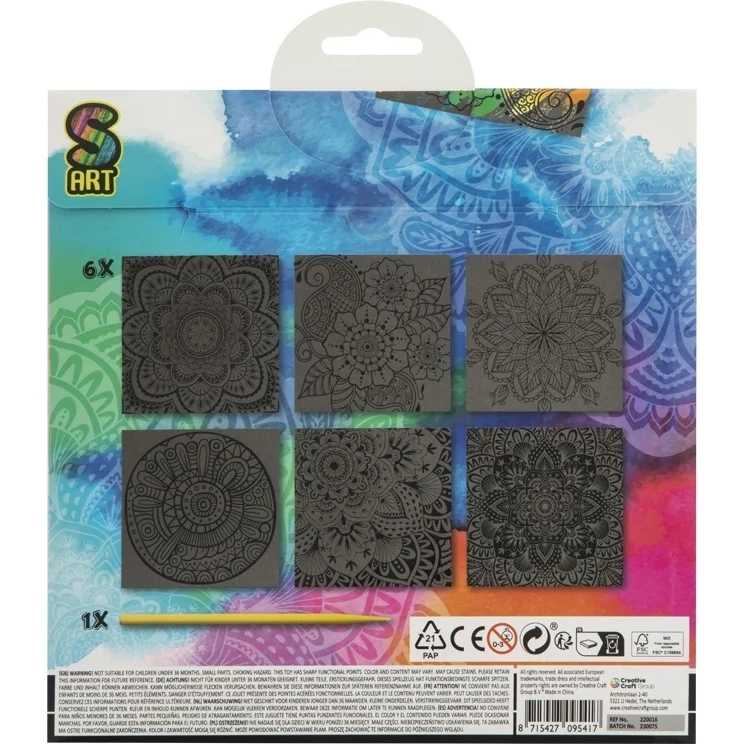 Set 6 fise razuibile 19.5 x 19.5 cm Grafix GR220016