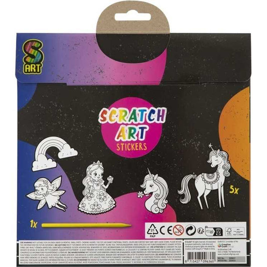 Set 5 autocolante razuibile 15 cm Grafix GR220017