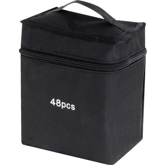 Set 48 Markere Permanente Cu Doua Varfuri 14x11x17 cm Ikonka IK852