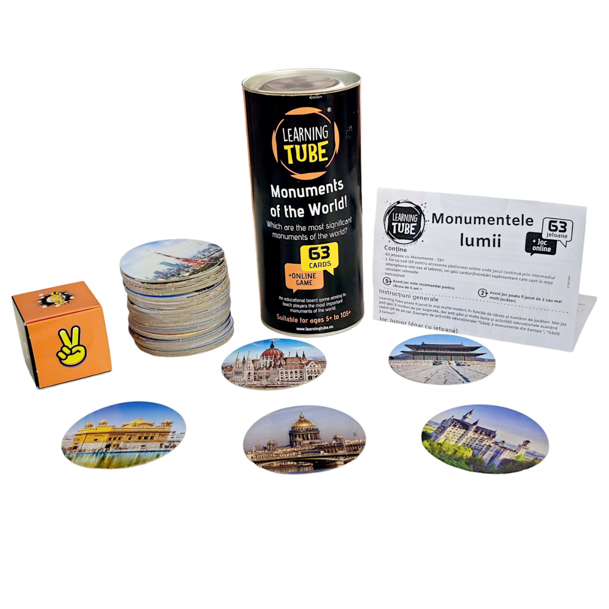 Joc Learning Tube® - Monumentele lumii