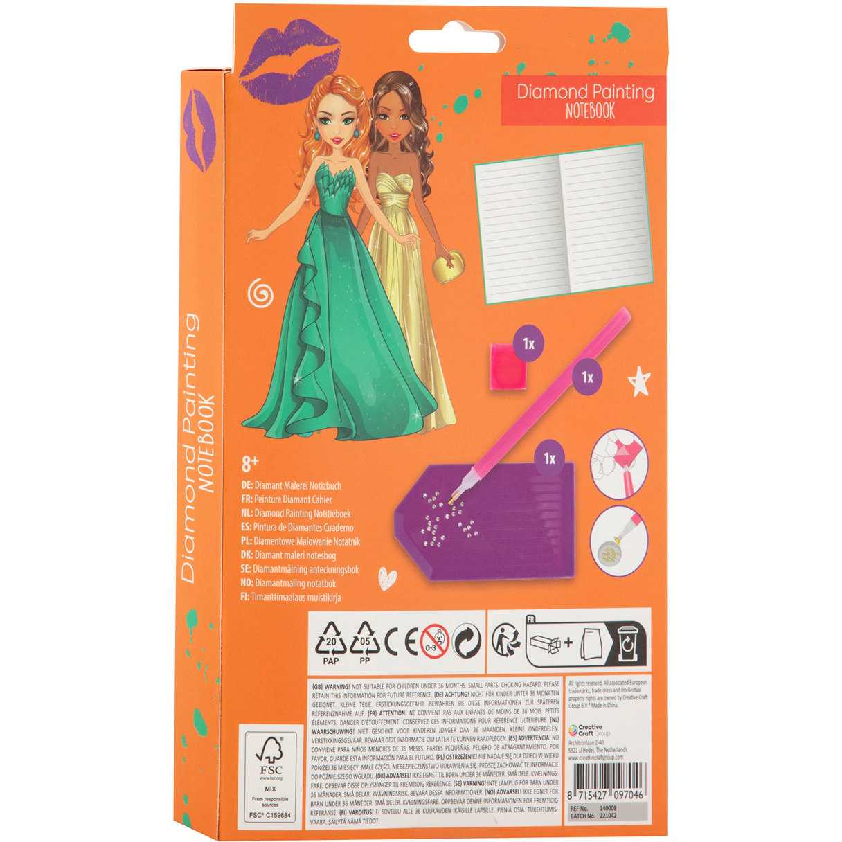 Agenda Besties A5 cu Diamond Painting Grafix GR140008