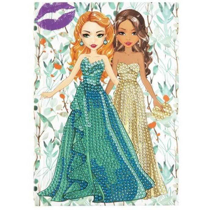 Agenda Besties A5 cu Diamond Painting Grafix GR140008