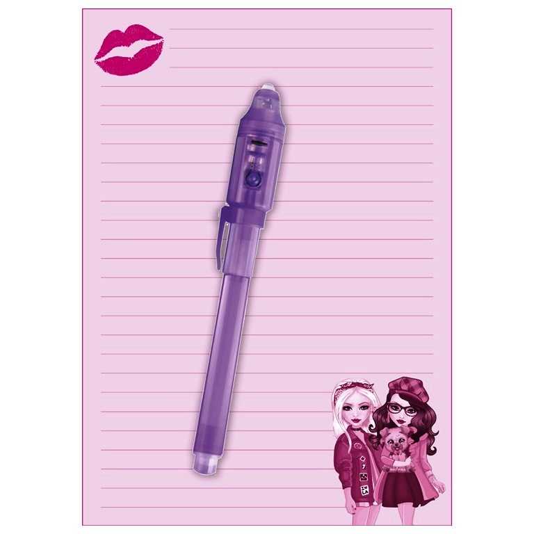 Agenda Besties Selfie 21x15 cm, 50 de file cu Stilou Magic Grafix GR140009