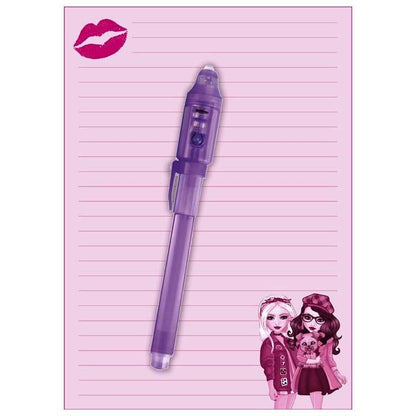 Agenda Besties Selfie 21x15 cm, 50 de file cu Stilou Magic Grafix GR140009