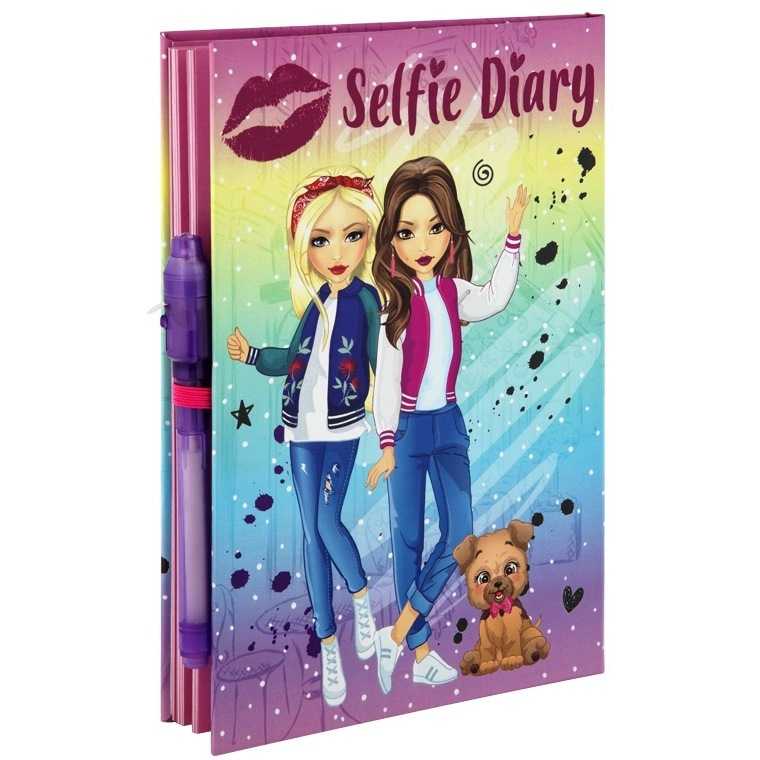 Agenda Besties Selfie 21x15 cm, 50 de file cu Stilou Magic Grafix GR140009
