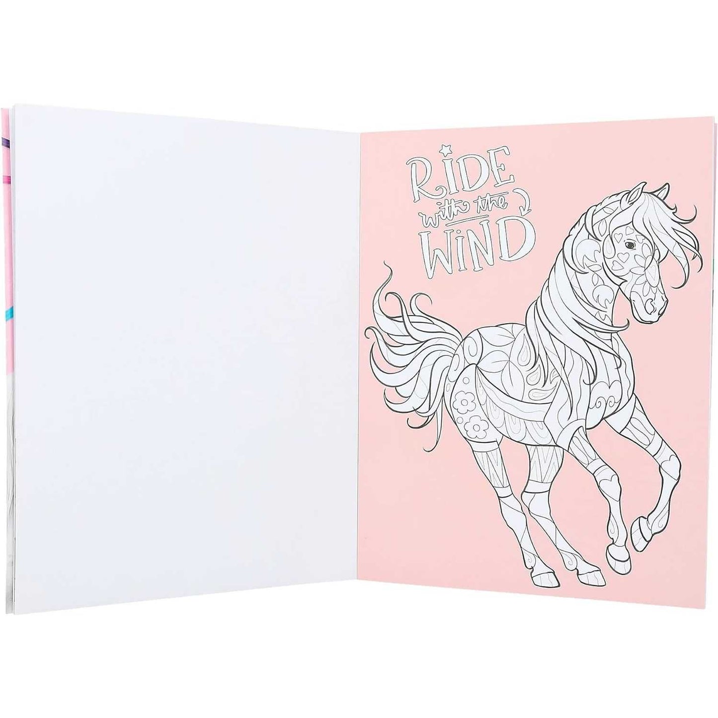 Carte de colorat 40 teme Miss Melody Colour and Design Depesche PT12452