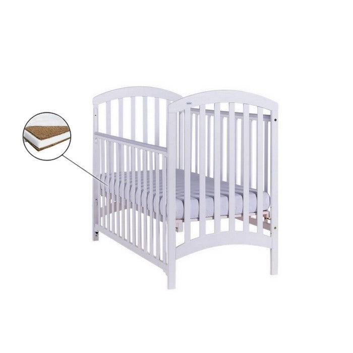 Patut Drewex Adel Culisant - Alb + Saltea Cocos 8 Cm