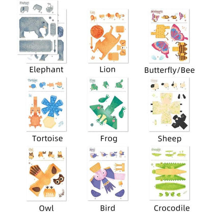 Set 9 Animale Origami Mideer MD4082