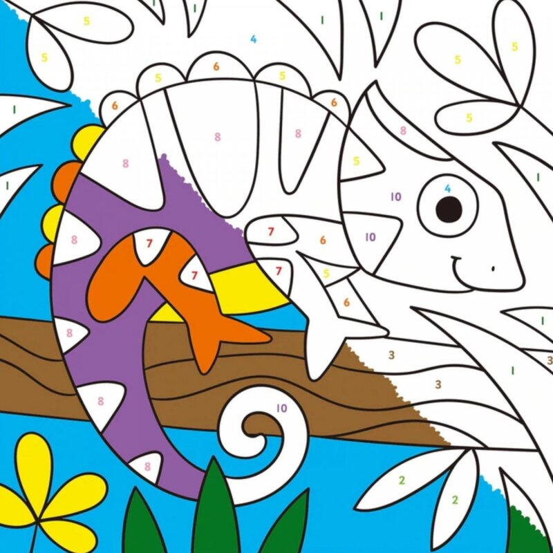 Carticica coloram pe numere