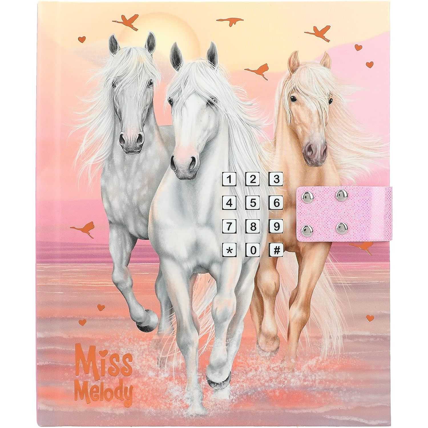 Jurnal cu cod si muzica Miss Melody Sundown Depesche PT12419