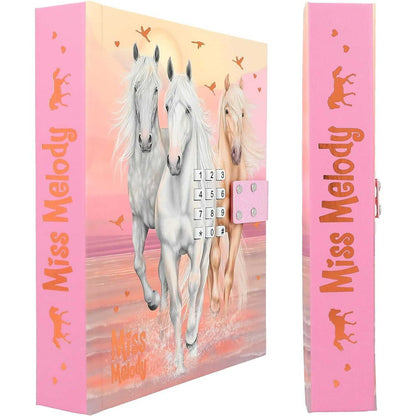 Jurnal cu cod si muzica Miss Melody Sundown Depesche PT12419