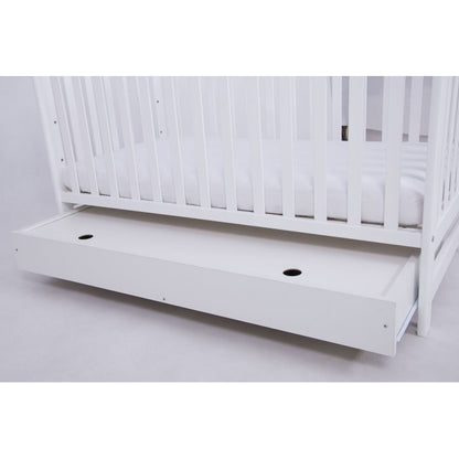 Patut Drewex Olek cu sertar - Alb + Saltea Cocos 8 Cm