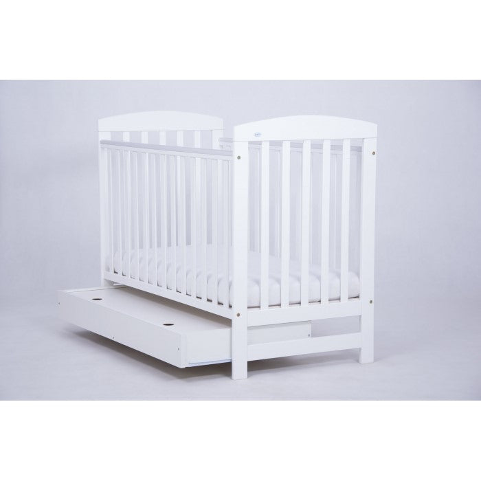 Patut Drewex Olek cu sertar - Alb + Saltea Cocos 8 Cm