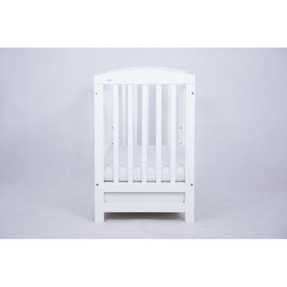 Patut Drewex Olek cu sertar - Alb + Saltea Cocos 8 Cm