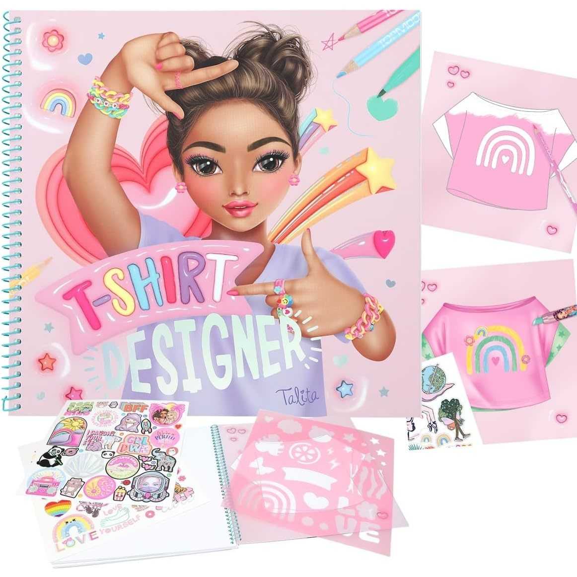 Carte de colorat TOPModel T-Shirt Talita Designer Depesche PT12769