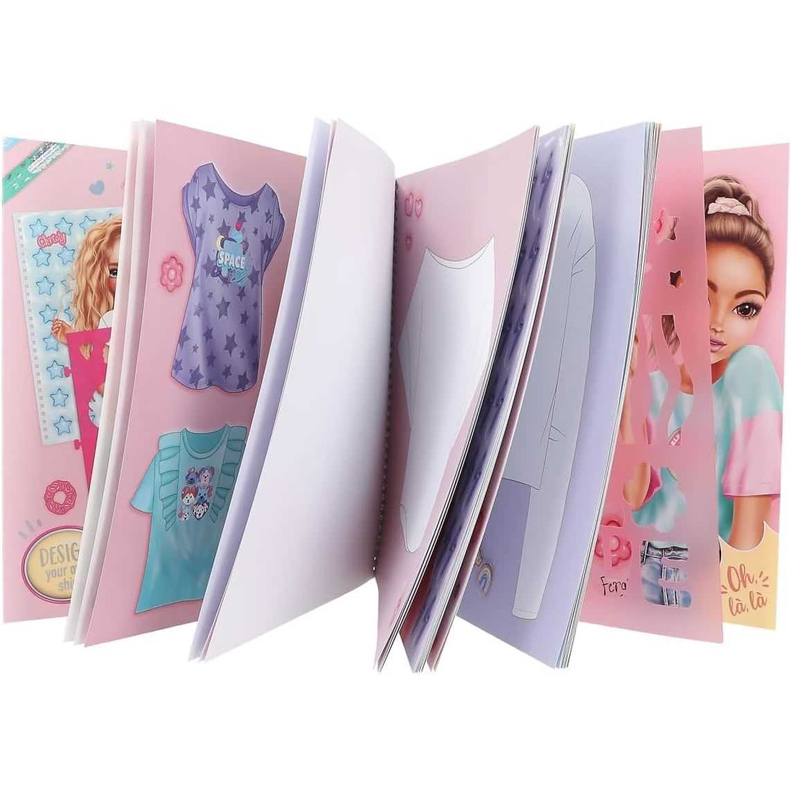 Carte de colorat TOPModel T-Shirt Talita Designer Depesche PT12769