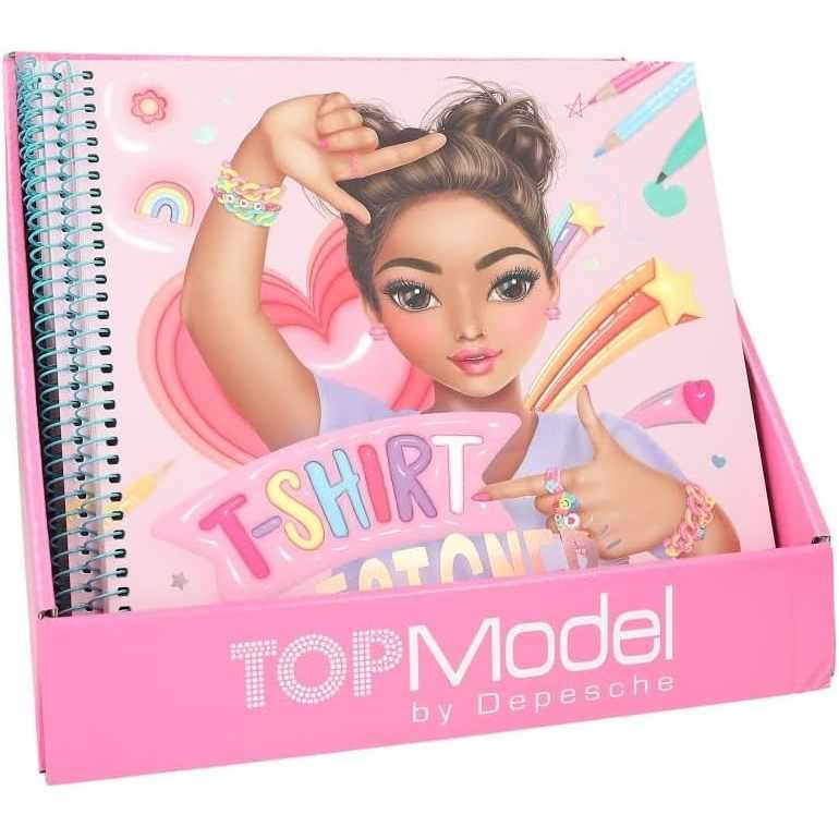 Carte de colorat TOPModel T-Shirt Talita Designer Depesche PT12769