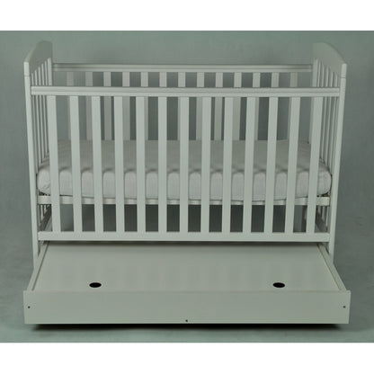 Patut Drewex Olek cu sertar - Gri + Saltea Cocos 8 Cm