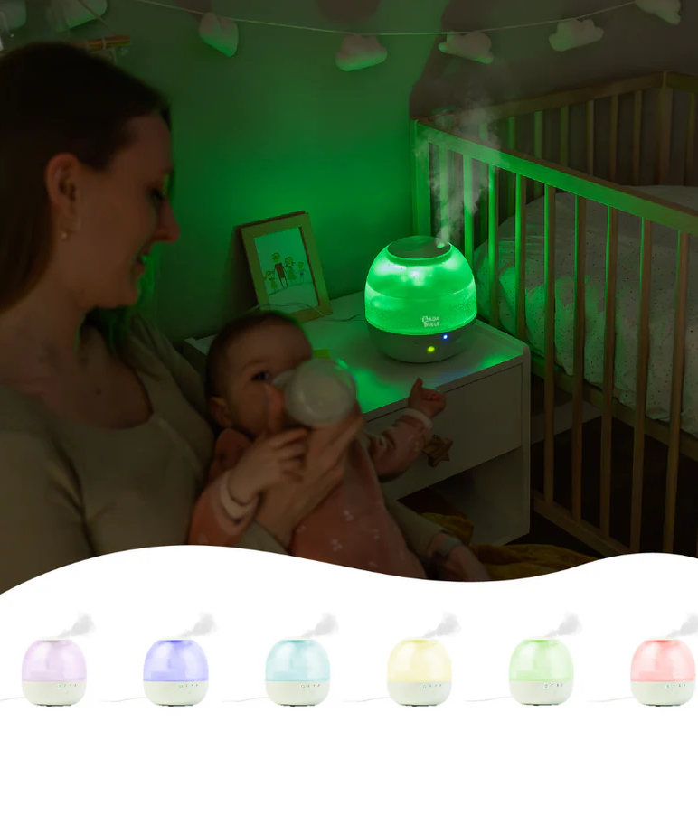Badabulle - Umidificator si lampa de Veghe Bubble