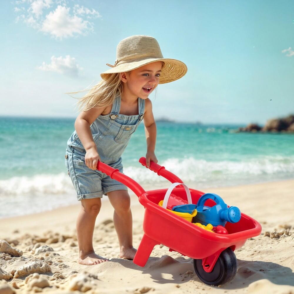 Roaba cu accesorii pentru nisip