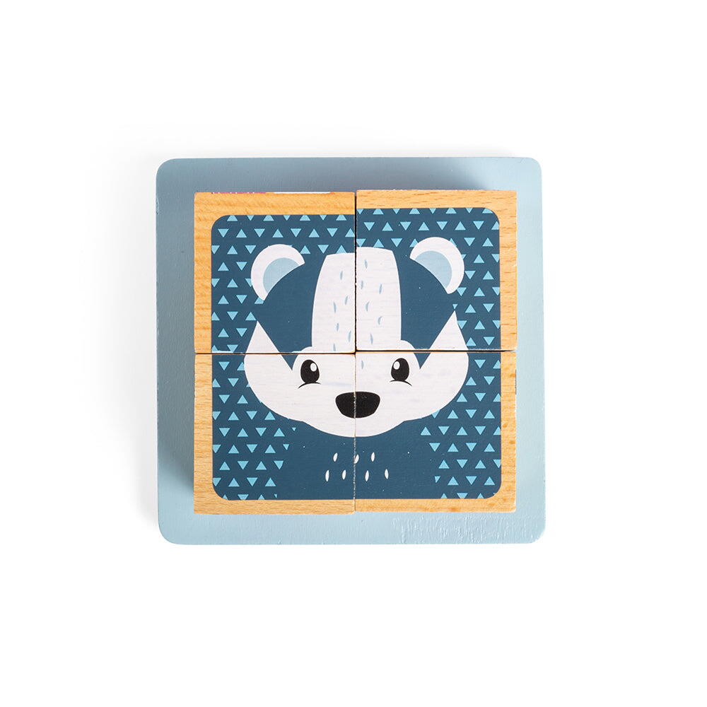 Puzzle cubic - Animalute vesele