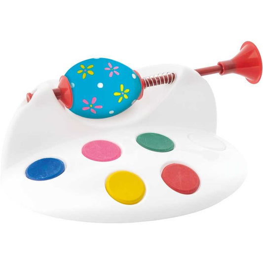 Set creativ pentru pictura pe oua Paste format din suport, acuarele si pensula Grafix GR810033