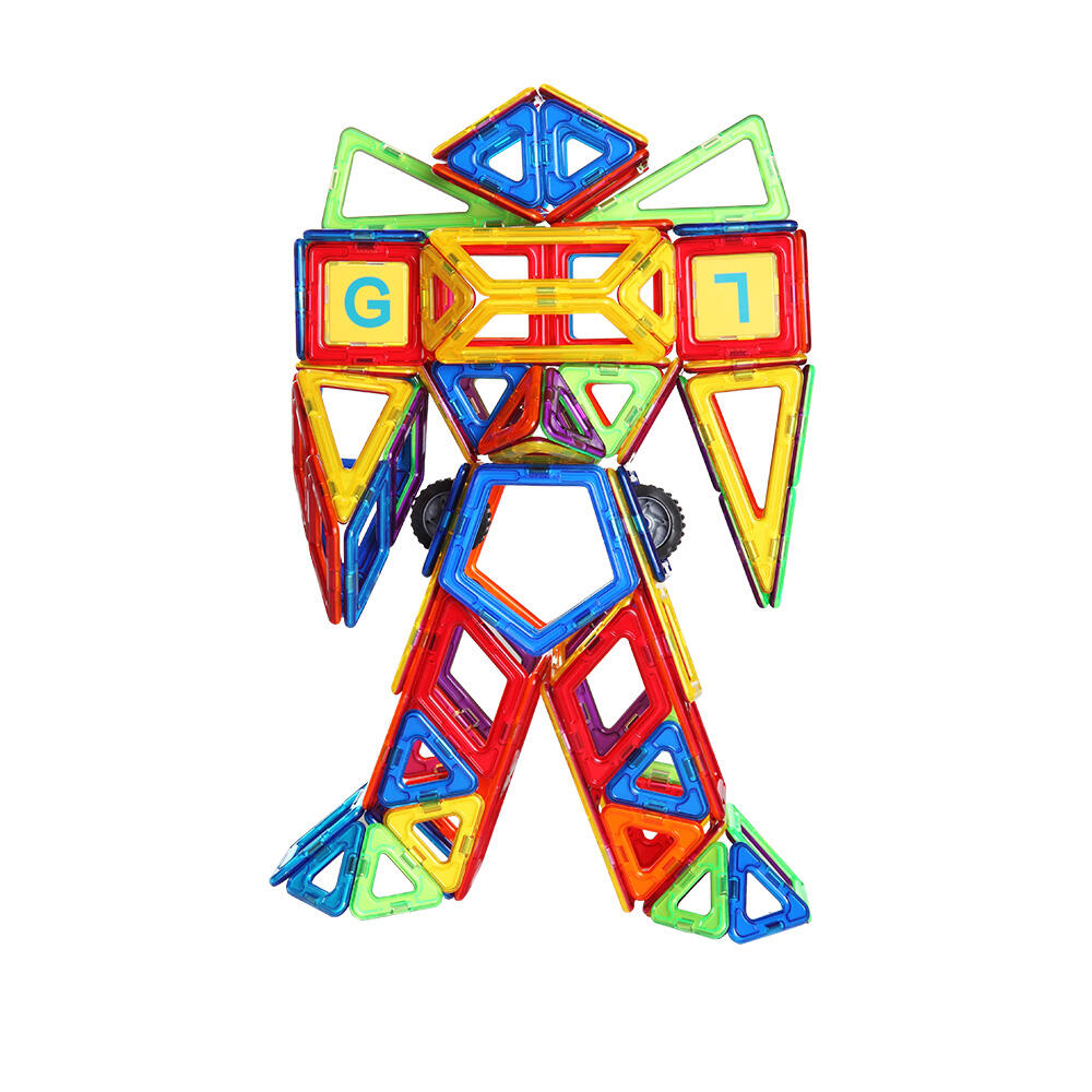 Joc de constructie magnetic - 208 piese