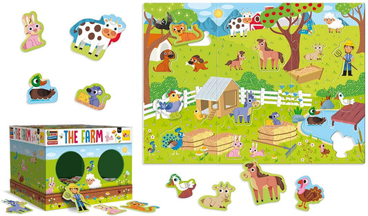 Joc tactil Montessori -  Ferma