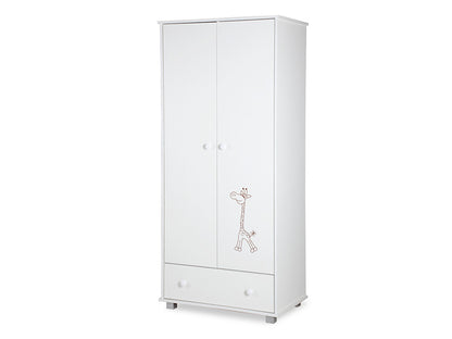 Mobilier Camera copii Si Bebelusi KLUPS SAFARI GIRAFFE Alb