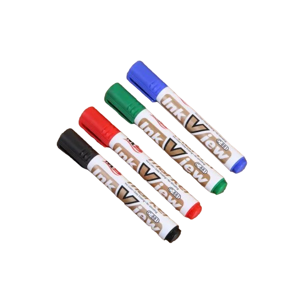 Marker whiteboard 1 cap, 4 buc-set NumLit NMLMKW