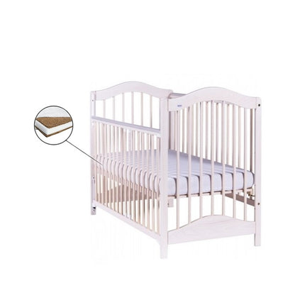 Patut Drewex Jagoda Culisant - Alb transparent + Saltea Cocos 10 Cm