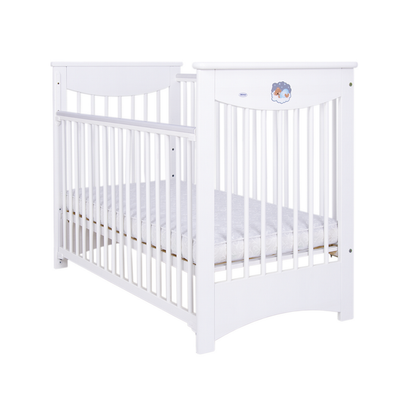 Patut Drewex Laura culisant - Alb + Saltea Cocos 10 Cm