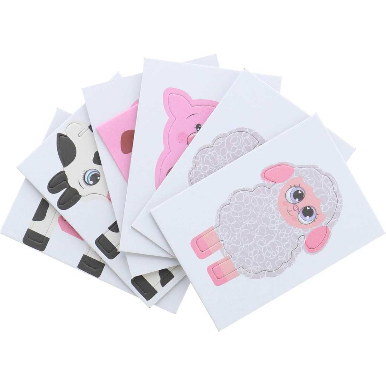 Set Animale acordeon din carton, 3 buc Moxy GR100107