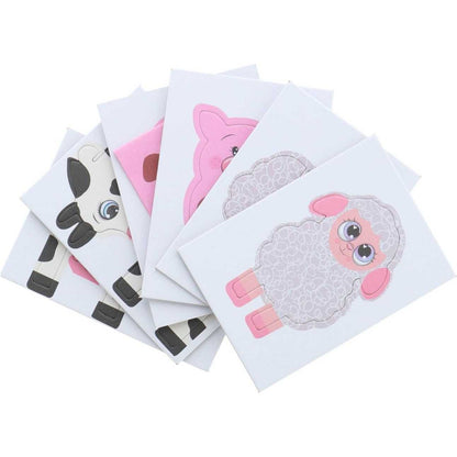 Set Animale acordeon din carton, 3 buc Moxy GR100107