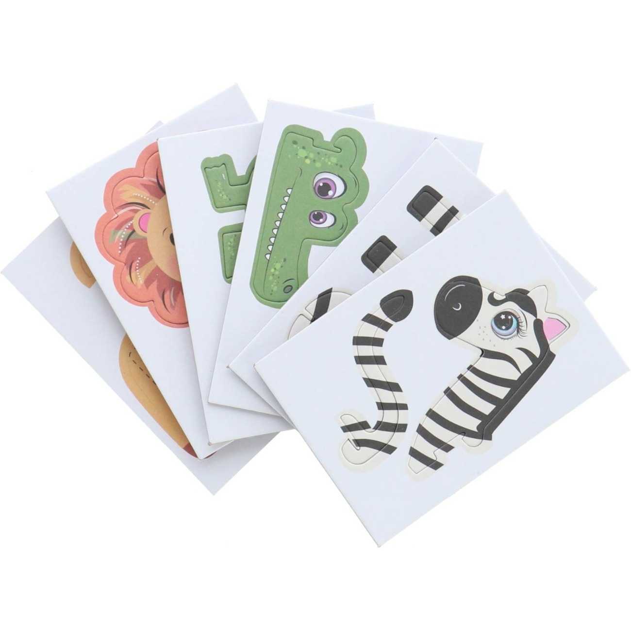 Set Animale acordeon din carton, 3 buc Moxy GR100107