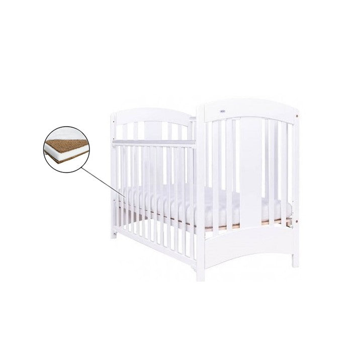 Patut Drewex Natalia Culisant - Alb + Saltea Cocos 10 Cm