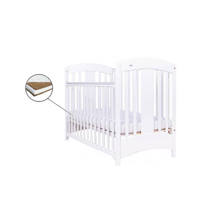 Patut Drewex Natalia Culisant - Alb + Saltea Cocos 10 Cm