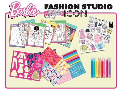 Set de colorat cu activitati Barbie - Fashion Icon