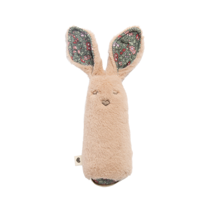 BIBS X Liberty Bundle - Set cutie cadou cu bavetica, cutie de suzeta, clip suzeta si jucarie multisenzoriala