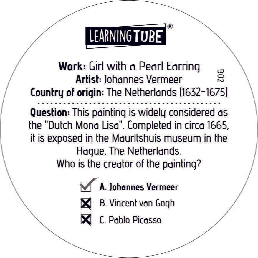 Joc Learning Tube®  - Marii artisti ai lumii