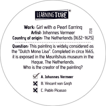 Joc Learning Tube®  - Marii artisti ai lumii