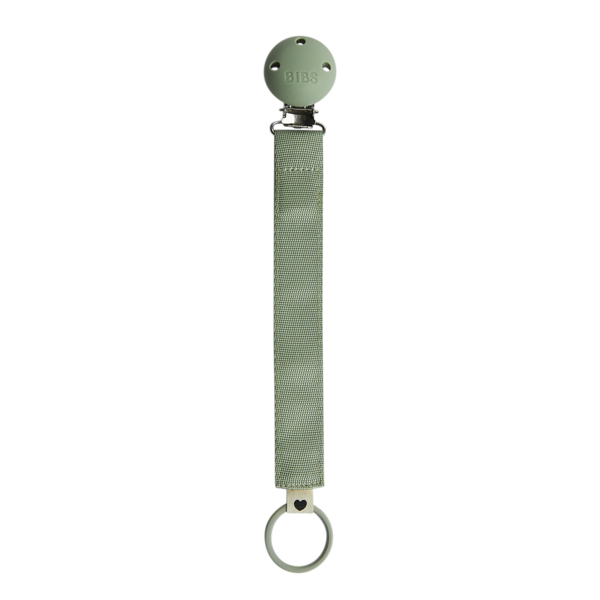 BIBS - Lantisor clip Ribbon pentru suzeta, Sage